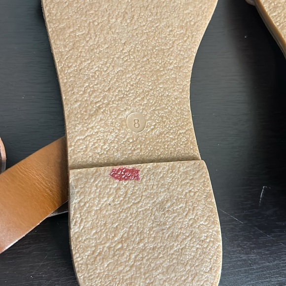 Madewell The Boardwalk Ankle Strap Sandal Leather Brown Shoe Sz 8 - Picture 9 of 11